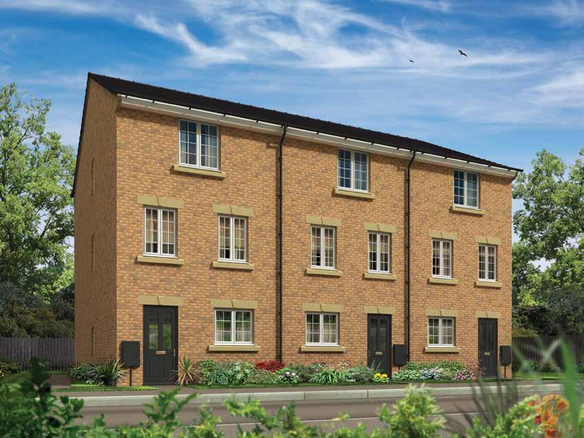 CREST PARK The Theakston 4 bedroom, 3 storey townhouse The Theakston is a 4 bedroom, 3 storey townhouse which provides all the space and flexibility needed for modern life.