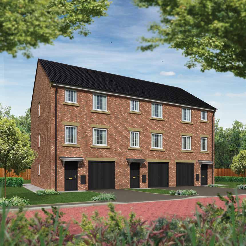 CREST PARK The Ellerby 4 bedroom, 3 storey townhouse The Ellerby is a 4 bedroom, 3 storey townhouse which offers all the space and flexibility you need for contemporary living.