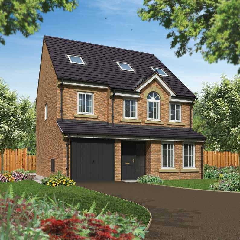 CREST PARK The Conway 4 bedroom, 2 1 / 2 storey detached home The Conway is a 4 bedroom, 2 1 / 2 storey detached home which offers all the space and flexibility needed for contemporary family life.
