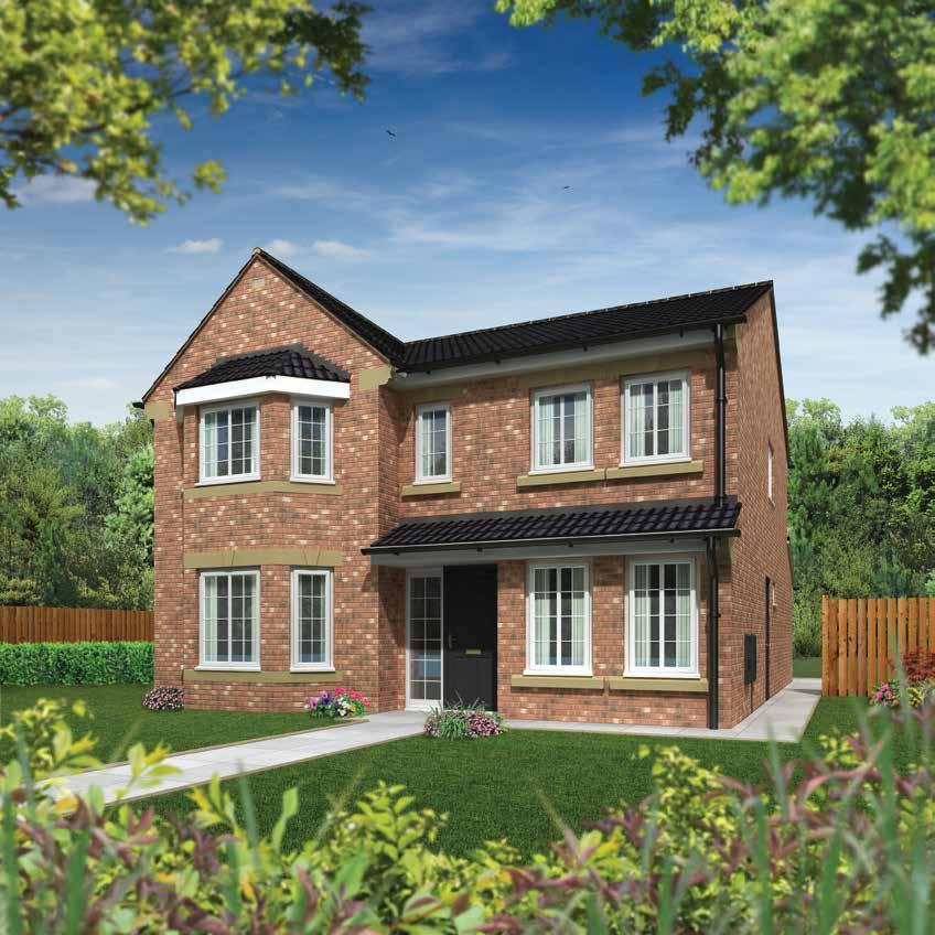 CREST PARK The Birkdale 4 bedroom detached home The Birkdale is a 4 bedroom detached home which offers all the space you need for contemporary family life.