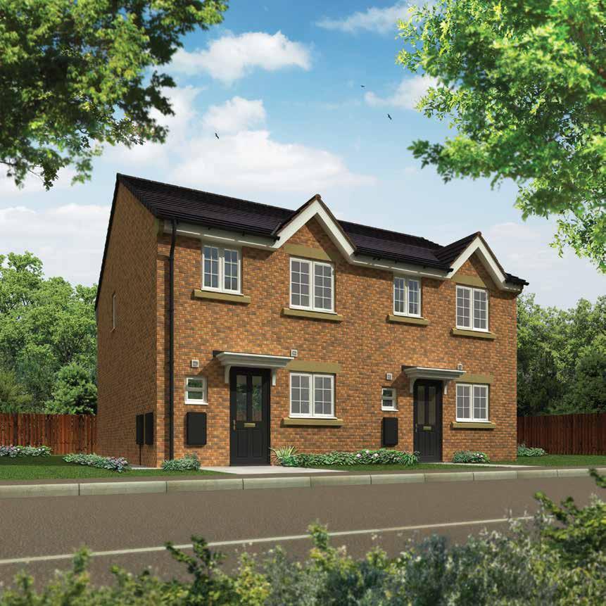 CREST PARK The Ripley 3 bedroom mews home The Ripley is a 3 bedroom mews home featuring a contemporary design making it ideal for first time buyers or young families in need of extra space.
