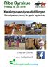 Ribe Dyrskue. Katalog over dyreudstillingen. Fredag 26. juli Børnedyrskuet, heste, får, geder og kaniner.