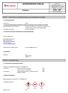 SIKKERHEDSDATABLAD. : Kalinox NOAL_1027. PUNKT 1: Identifikation af stoffet/blandingen og af selskabet/virksomheden. PUNKT 2: Fareidentifikation