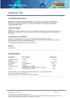 Egenskaber Test/Standard Beskrivelse. glans (70-86) Flammepunkt ISO 3679 Method 1 90 C