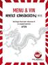 MENU & VIN AFTEN. Chinese Greenlandic fusion restaurant. Red Dragon Nuuk byder velkommen til en smagfuld oplevelse