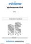 Vaatwasmachine. Onderdelen handboek. DR60i. Model Rhima-webshop.nl 1 Rhima-webshop.nl