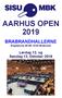 AARHUS OPEN 2019 BRABRANDHALLERNE. Engdalsvej 86-88, 8220 Brabrand
