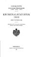 DANMARKS STATISTIK STATISTISKE MEDDELELSER 4. RÆKKE 160. BIND 6. HÆFTE KRIMINALSTATISTIK GRIME STATISTICS 1953 PUBUSHED BY THE STATISTICAL DEPARTMENT