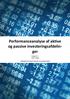 Performanceanalyse af aktive og passive investeringsafdelinger