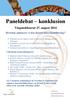 Paneldebat konklusion