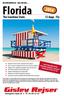 Florida REJSEBESKRIVELSE - DAG FOR DAG. www.gislev-rejser.dk Tlf. 62 29 12 10