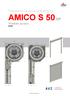 Produktions og samle vejledning for AMICO S 50 ZIP. Vindtæt screen (Solid) AMICO S 50_zip_ Solidscreen