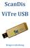 SccaanDis ViT Trre USB Brugervejledning