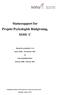 Statusrapport for Projekt Psykologisk Rådgivning, SOSU C