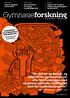 FORSKNING I DE GYMNASIALE UDDANNELSER MAGASIN OG DATABASE KAN BRUGES I PRAKSIS. KURSISTTYPER: Kan fremtidens hf rumme mangfoldigheden?