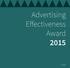 Advertising Effectiveness Award 2015. Guide