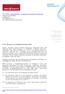 Høringssvaret knytter sig til høringsversionen af kontrakten med bilag som offentliggjort på borger.dk 1 den 8. november 2012.