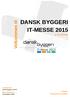 DANSK BYGGERI IT-MESSE 2015