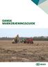 FOTO: JANNE AALBORG NIELSEN DANSK MARKDRÆNINGSGUIDE