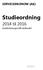 SERVICEØKONOM (AK) Studieordning. 2014 til 2016. Institutionsspecifik fællesdel