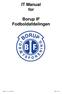 IT Manual for Borup IF Fodboldafdelingen