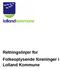 Retningslinjer for Folkeoplysende foreninger i Lolland Kommune