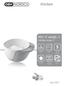 Kitchen. Mix n weigh // kitchen scale // Type 9835. Capacity 5 kg / 1 g increment // Dishwasher safe bowl // Detachable bowl //