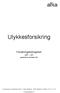 Ulykkesforsikring. Forsikrings betingelser UF - 01 gældende fra december 2011
