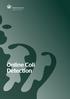 Online Coli Detection