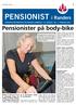 PENSIONIST i Randers. Pensionister på body-bike