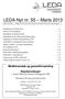 LEDA-Nyt nr. 55 Marts 2013