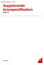 Supplerende kravspecifikation