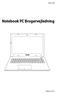 DA7169. Notebook PC Brugervejledning