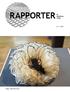 RAPPORTER. Nr. 3 2014 TEMA: MINITEKSTILER. fra tekstilernes verden