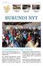 BURUNDI NYT. Ny generalsekretær valgt i Burundi