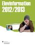 Elevinformation 2012/2013. www.rhs.dk