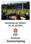 Sommerlejr på Sletten 25.-31. juli 2015. Karlslunde. Sommerlejrbog 1