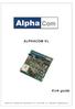 ALPHACOM XL Kvik guide