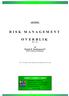 RISK MANAGE MENT. OVERBLIK Rev. 2.81