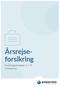 Årsrejseforsikring. Forsikringsbetingelser nr. 7-35. med afbestillingsforsikring