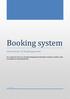 Booking system. Instruktion til bookingsystem