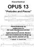 Klaverfestival OPUS 13. Preludes and Pieces