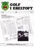 GOLF l EBELTOFT. 3.Arg. MEDLEMSBLAD FOR EBELTOFT GOLF CLUB. nr. 3