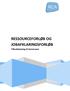 RESSOURCEFORLØB OG JOBAFKLARINGSFORLØB. Tilbudskatalog til kommuner