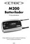 M200. Batterilader. Til blysyrebatterier. Brugervejledning og guide til professionel opladning af start- og dybdecyklusbatterier.