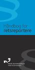 Håndbog for. retsreportere