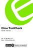 Elma ToolCheck Dansk manual DK: 63 98 981 013 EAN: 5706445280148