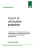 Import af økologiske produkter