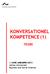 KONVERSATIONEL KOMPETENCE (1)