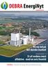 DEBRA EnergiNyt. Energibranchen.dk. Stirlingkedel 11 På vej ind på det danske marked